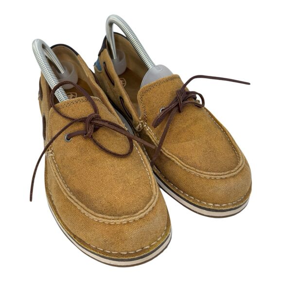 ARIAT Eco Cruiser Shorebound Boat Style Shoes Canvas Women’s Size 9.5B - Picture 1 of 6